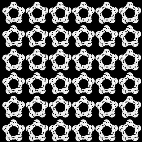 200pcs Balloon Arch Clips, Plastic Balloon Garland Holder Clips Reusable Connectors Clip Holders for Birthday Wedding Party Decoration Accessories (Clear)