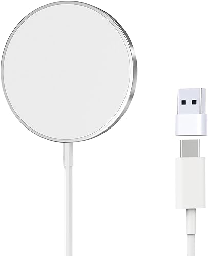 Miniatura 11 de Cargador MagSafe de 15 W, almohadilla de carga inalámbrica magnética para iPhone 17 16 15 14 13 12 Air Pro Max Plus mini/AirPods 2 3 Pro, cargador