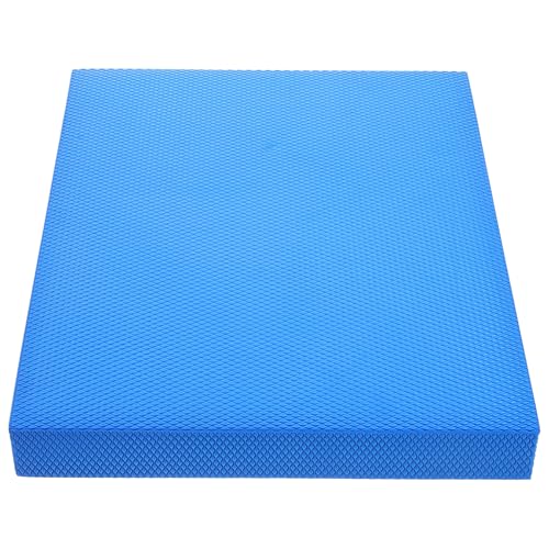 Cojín para yoga antideslizante KALLORY, esterilla de TPE azul enrollable para tus estiramientos