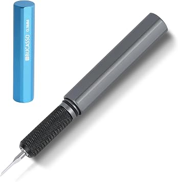 Model Scriber, Line Scriber with Tungsten Steel Blades, Model Scribing Tool for Modeling Hobby, RG Scale Model, Gundam Model Kit, Plastic Models, Resin GK Carved Engraved Lines 0.3MM