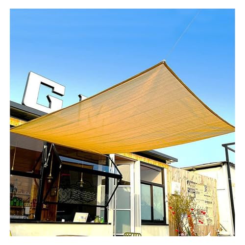 Voile d'ombrage beige 3x5m avec œillets pour balcon et jardin - 6