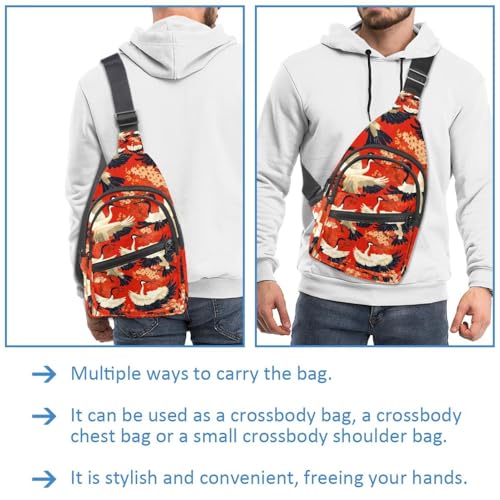 Mochila cruzada senderismo riñonera deportiva ajustable mujeres y hombres 3