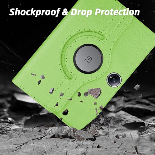 Image of TGK 360 Rotatable Smart Flip Case Cover for OnePlus Pad 2 12.1 inch Tablet (Green)