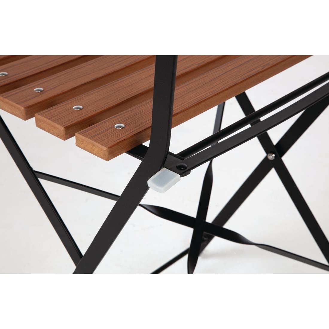 Bolero gj766 Faux Holz Bistro Stuhl, schwarz (2 Stück)
