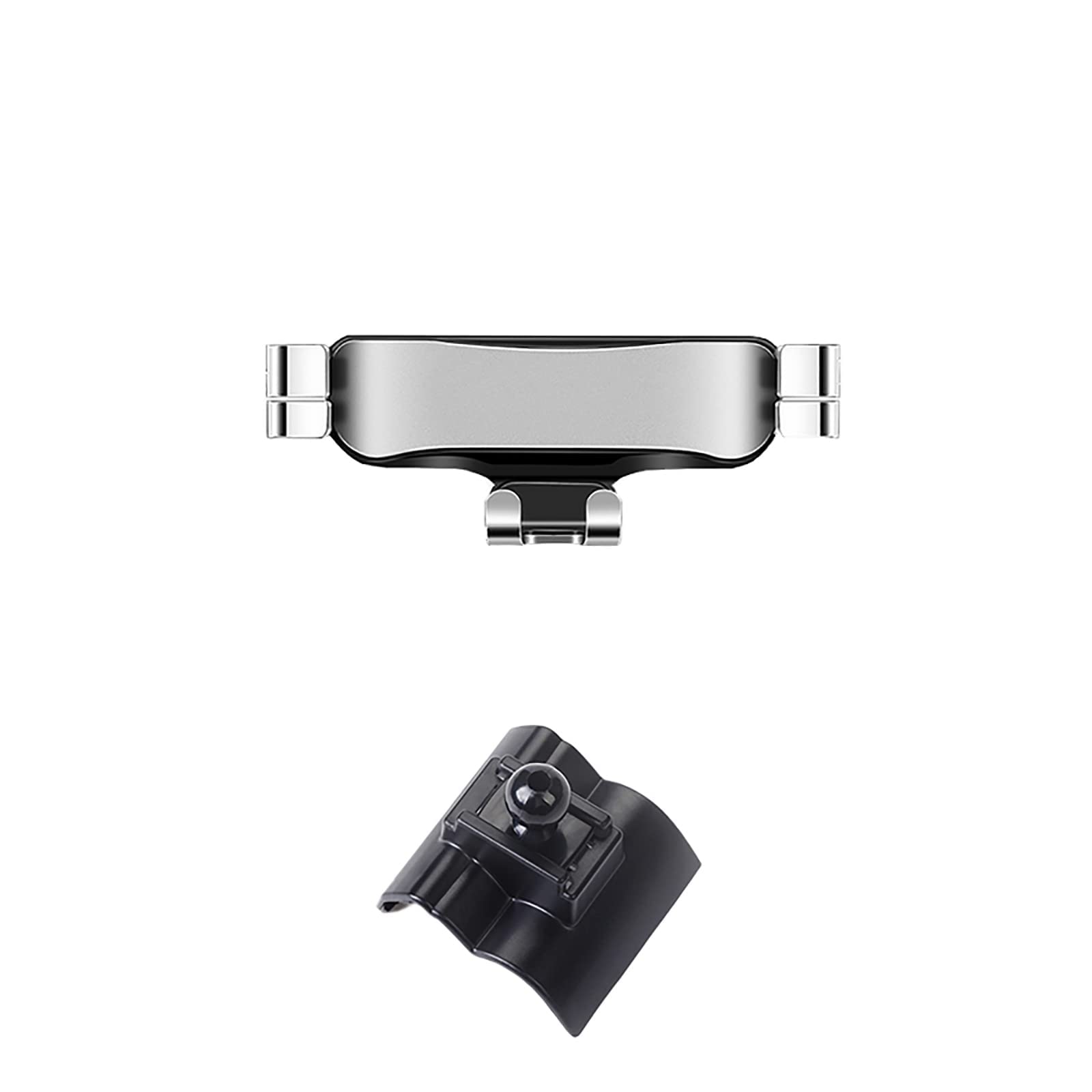 Car Phone Holder Suitable For To-yota Vios 2021, With Ventilation Clip Rotatable Phone Holder,A-Silver