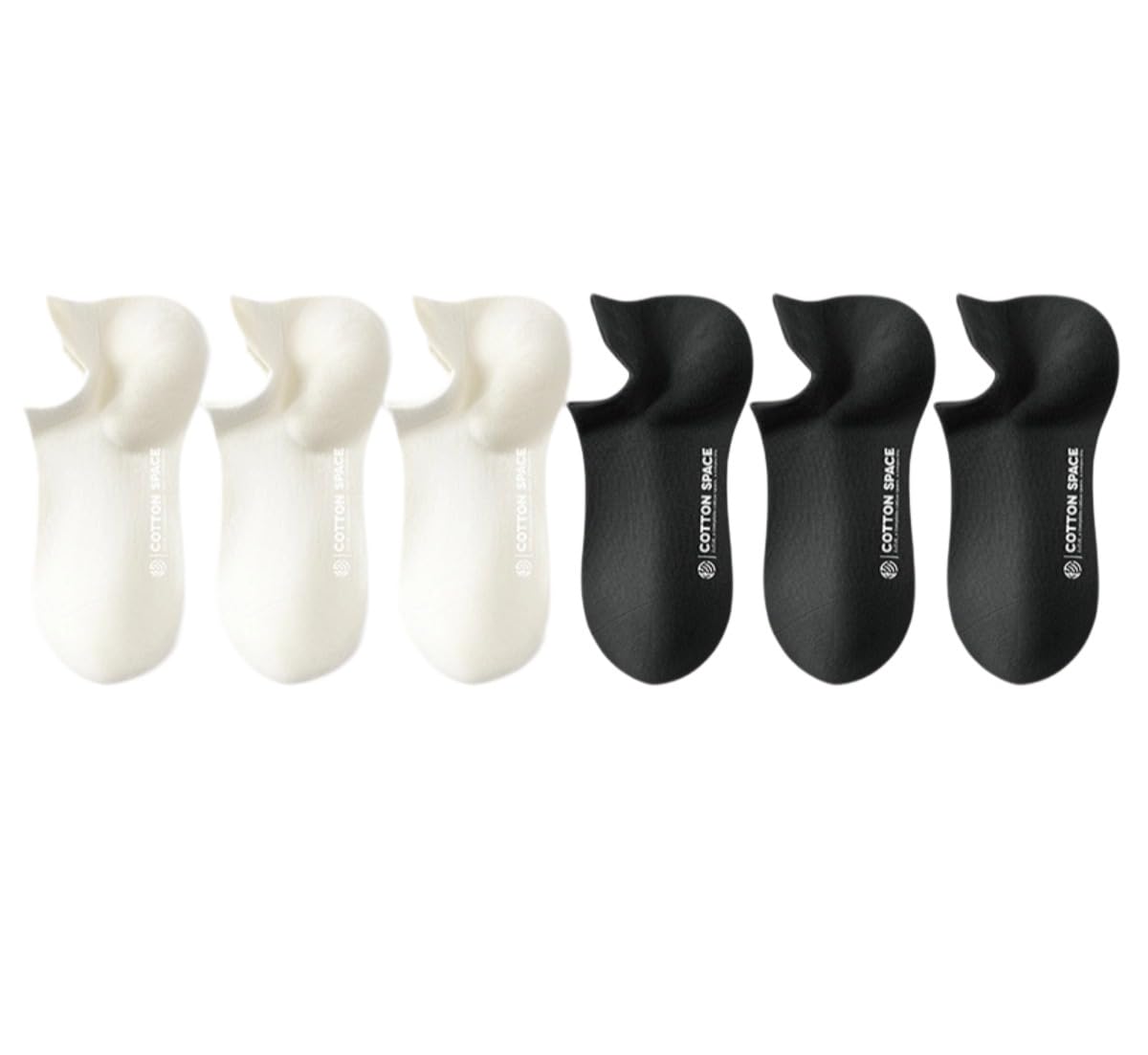 pzq 6 pairs 100% Cotton Thin Socks Women No Show Casual Lightweight Low Cut Ankle Socks Non Drop Heel Soft Breathable 4-8