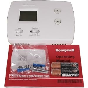 Honeywell TH3210D1004 Non Programmable Digital Thermostat