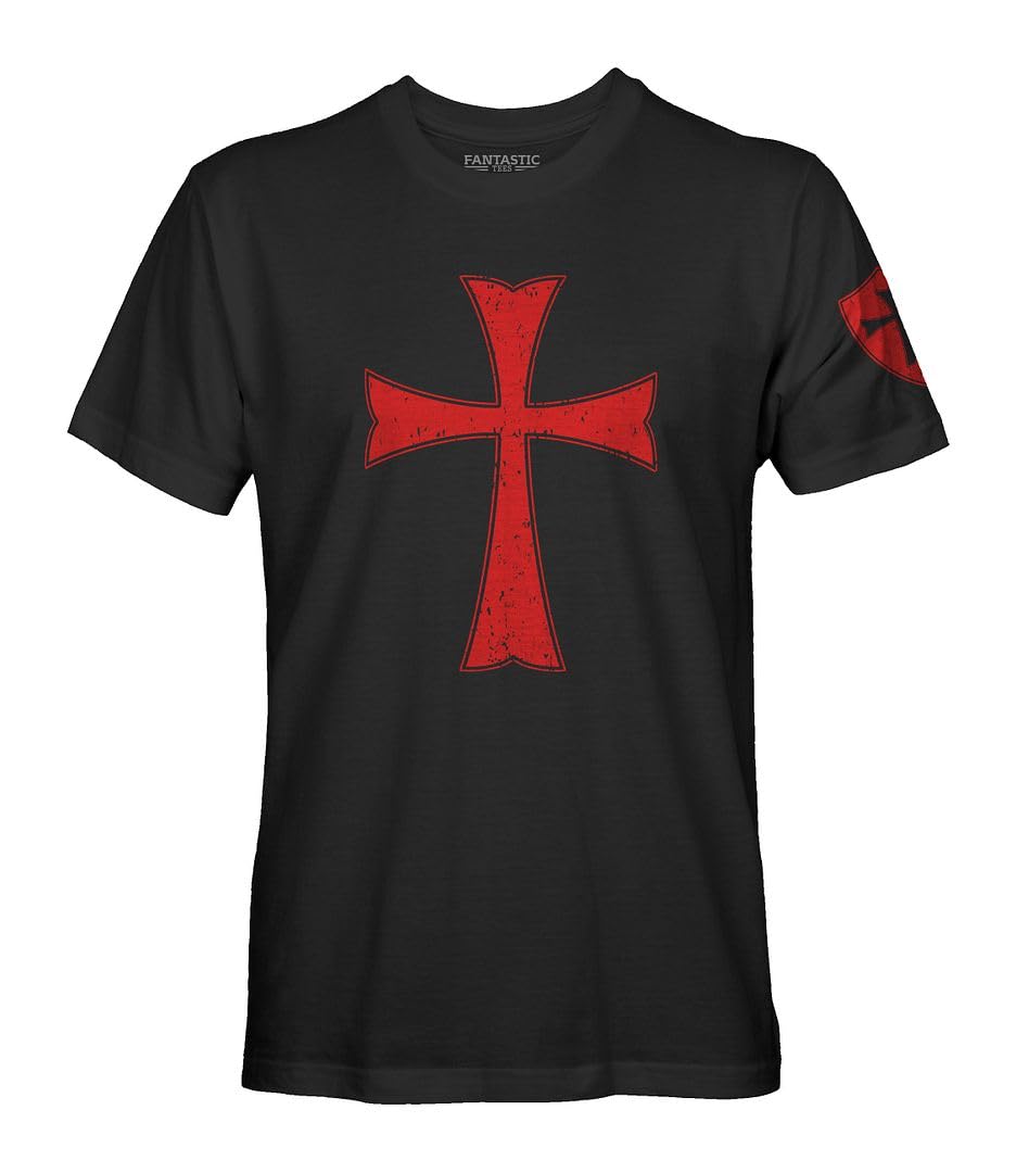 Knights Templar Crusader Cross Men's T-Shirt
