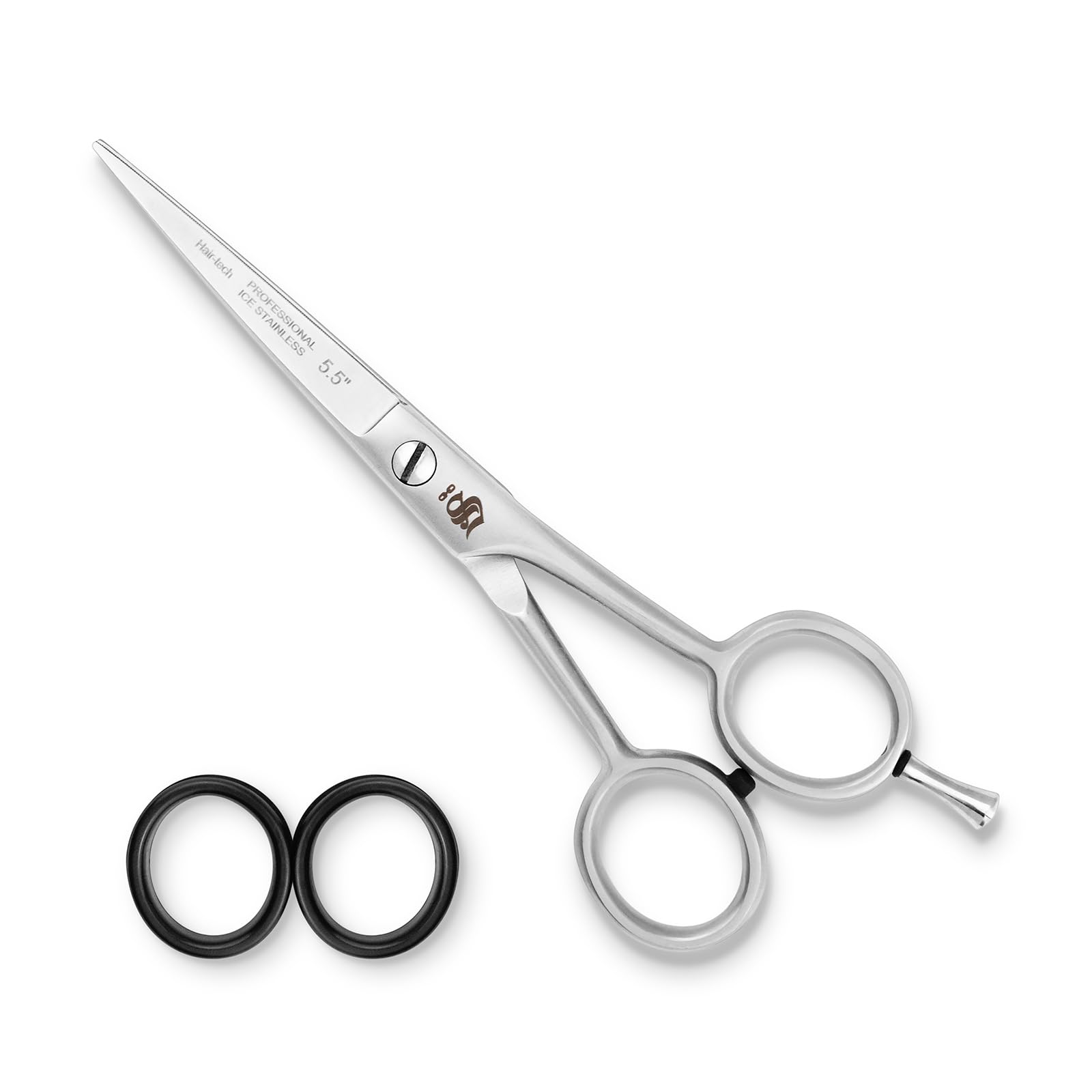 Störtebekker® Ciseaux à barbe Premium – Différentes tailles – Ciseaux en acier inoxydable – Tondeuse à barbe pour homme – Tondeuse nez homme – Idée cadeau – Avec étui en cuir (Long (Etui Café))