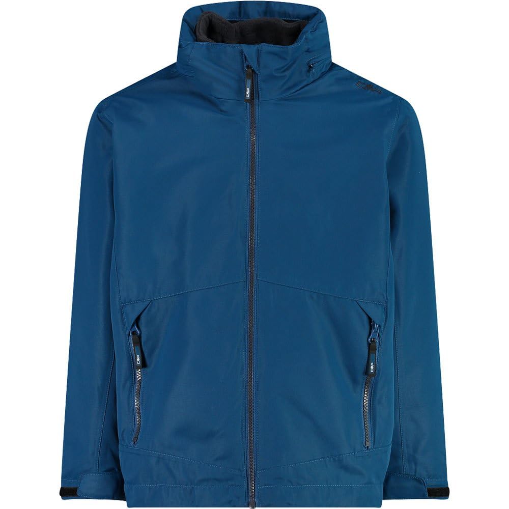 CMP - Kinderjacke mit fester Kapuze, herausnehmbarer Innenjacke, Benzin, 110