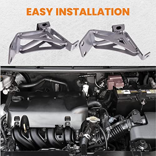 maXpeedingrods Sheet Metal Mounts Brackets 6372MP-SM for Chevy C10 for GMC Truck Small Block V8 1963-1972
