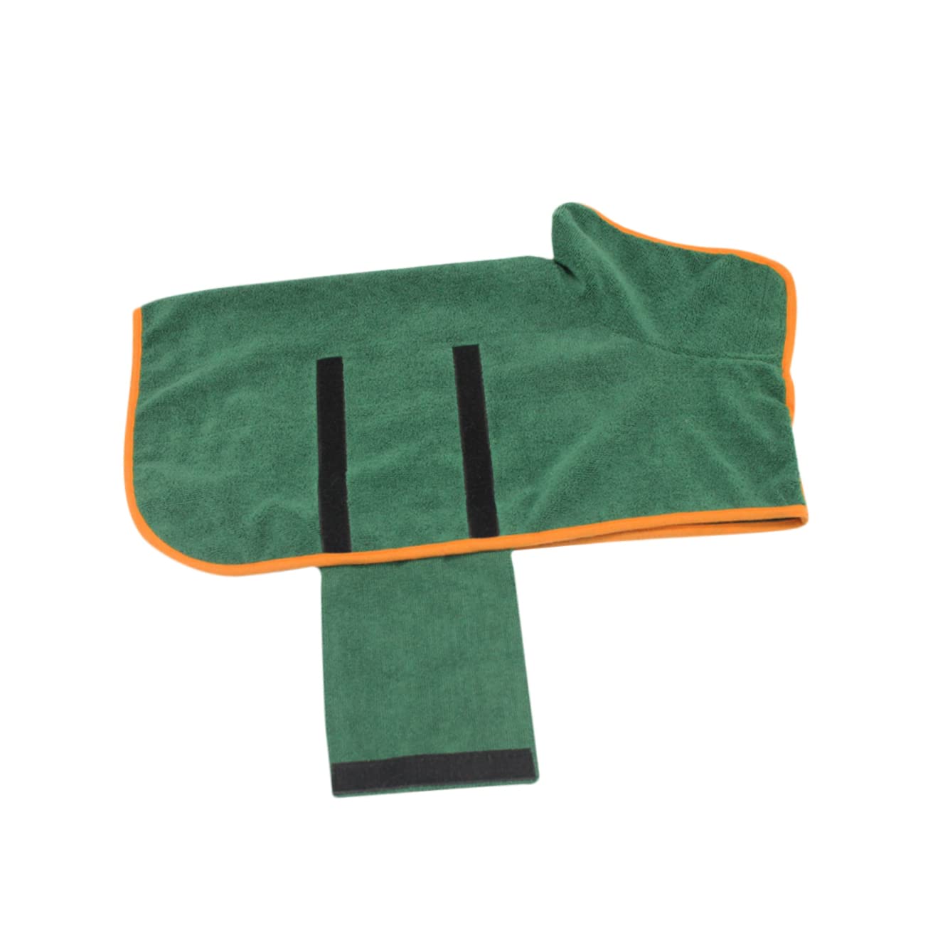 Peignoir pour Chien et Chat Absorbant Vert en Polyester Après Bain