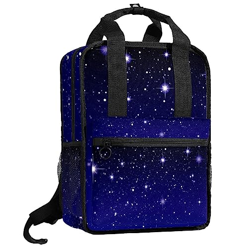 Sac à dos motif galaxie multicolore - Grand cartable scolaire ultra ajustable