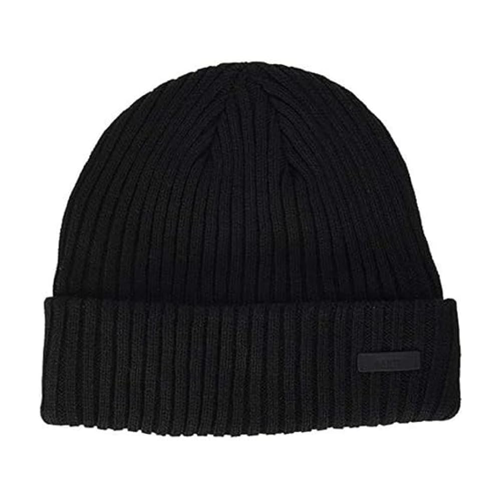Barts Haakon Beanie Hat with Cuff Knit Winter (One Size - Black)