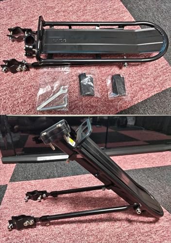 image for Outtag Bike Rear Rack Retractable Aluminum Alloy Bicycle Cargo Rack Mo