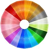 Large Compatibilité: les Recharges de Stylo à Impression 3D en PLA sont compatibles avec les imprimantes 3D et les stylos 3D qui utilisent un filament de 1,75 mm de diamètre. Il fournit le meilleur flux à travers la buse, le processus d'impression est plus lisse et le produit fini est plus lisse et plus beau. La Filament Imprimante 3D a une plage de température de pression de 190° à 220°.