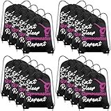 Windyun 16 Pcs Ball Drawstring Backpack Bulk Lightweight Draw String Bags Cinch Bags Drawstring Cinch Sack Tote(Gymnastics)