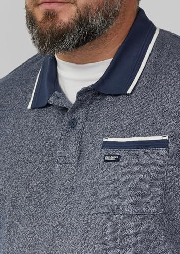 Polo s.Oliver manga larga hombre camiseta cuello con botones negra 5