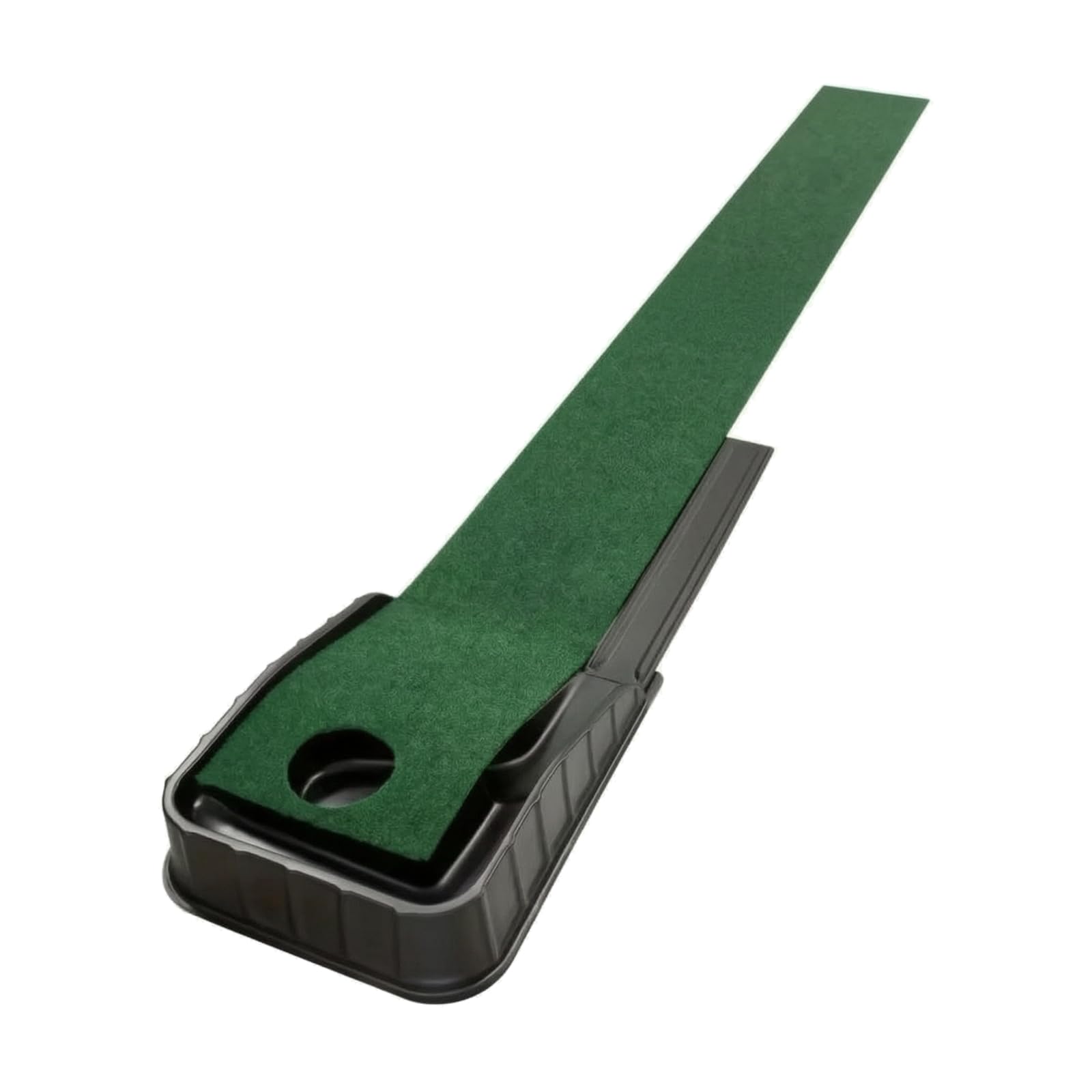 rockible Allenatore di Putting Indoor con perficie in Sintetica in Plastica Praticatore di Putting con Guide Laterali Rialzate Leggero per Ufficio