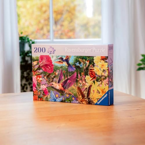 Puzzle 200 pièces : Colibris et papillons Ravensburger France - vue 4