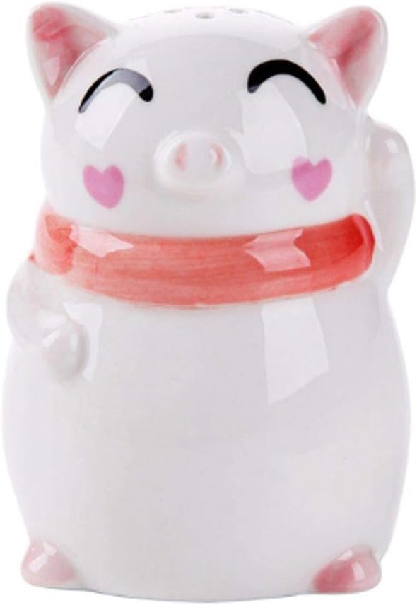 Ceramic Spice Jar Can Seasoning Bottle Salt And Pepper Shakers Spice Container Pot BBQ Condiment Kitchen Cruet(Style 2)