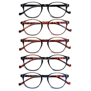 COJWIS 5 Pack Blaulichtfilter Lesebrille