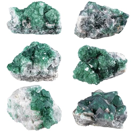 Pierres décoratives en fluorite naturelle brute Fengshui - 4