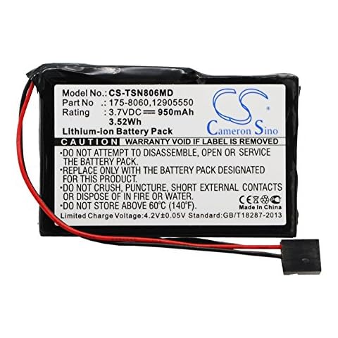 CS-TSN806MD Batteries 950mAh Compatible avec [Thermo Scientific] E1-ClipTip ElectronicPipette, Finnpipette Novus Single, Multichannel pipettes, Novus, pour [Finnpipette] Multichannel pipettes, Novus Cover