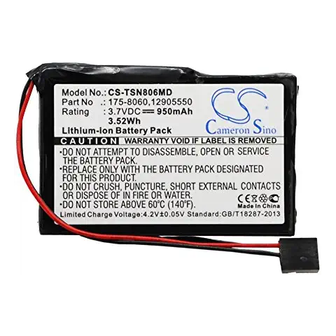 CS-TSN806MD Batteries 950mAh Compatible avec [Thermo Scientific] E1-ClipTip ElectronicPipette, Finnpipette Novus Single, Multichannel pipettes, Novus, pour [Finnpipette] Multichannel pipettes, Novus Cover