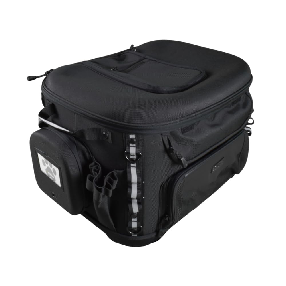 Motorcycle Grand Pet Palace - Transportín versátil para mascotas con clasificación UV para gatos y perros, 21.3 pulgadas de ancho x 15.2 pulgadas de alto x 13 pulgadas de profundidad, color