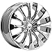 Pacer Silhouette 18x7.5 Chrome Wheel / Rim 5x4.5 & 5x120 with a 42mm Offset and a 74.10 Hub Bore. Partnumber 776C-8755742