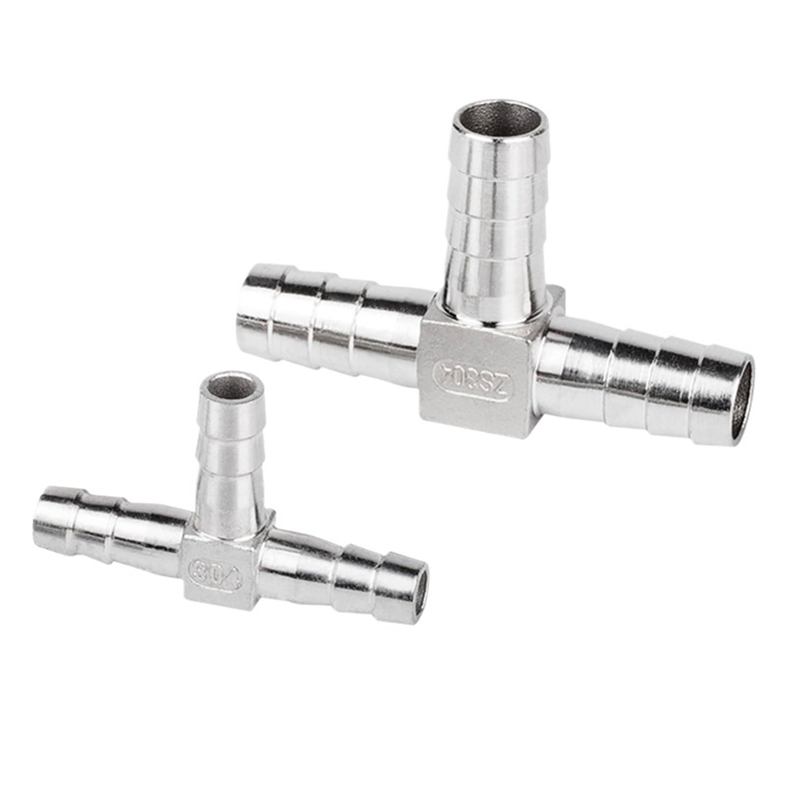 1pcs T6 Hose Barb 304 Stainless Steel Hose Tail Barb Connectors 6mm T Type Pagoda Tail Barb Connector