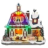 LED Lighted Musical Farmhouse...