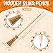 Zonon 48 Pcs Witch Broom Pencils Halloween Witch Party Favors Party Supplies for Kids Teens Adults Classroom Supplies