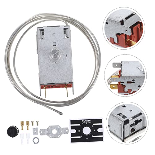 Labrimp Thermostat Mini Refrigerador Timer Switch Mechanical Switches Mini Fridge Thermostats Refrigerator Temperature Controls Refrigerator Temperature Controller Freezer Part Household #TOP1