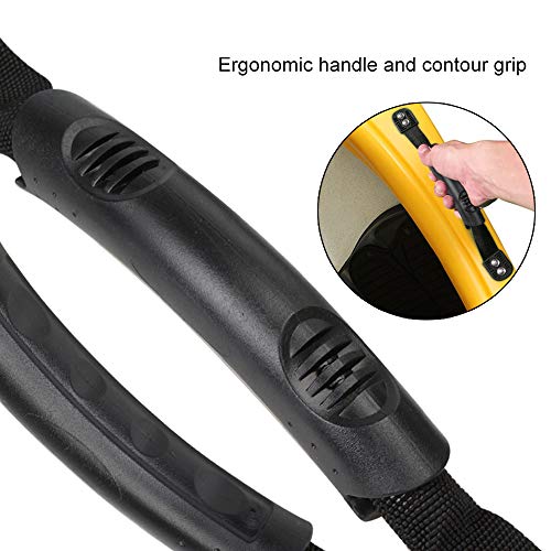 Boncas Replacement Kayak Side Mount Carry Handles With Hardware Soft Grip Handle Durable Webbing Heavy Duty Canoe Handle Kit (2 Pack) #TOP3