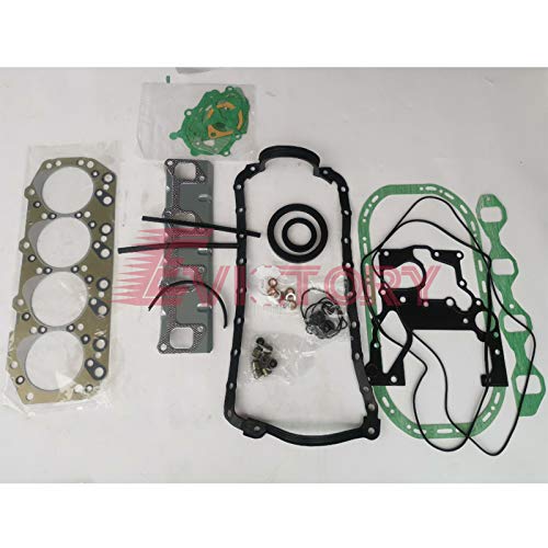 Segment de piston Isuzu 4JG1 et pochette de joint complète pour moteur
