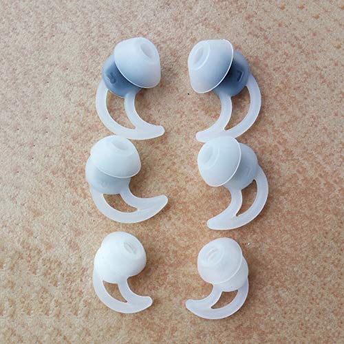 3�y�A (S/M/L) �C���[�`�b�v �C���[�s�[�X �V���R���� �����}�� Bose QC30 QuietControl30 QC20 SIE2 IE3 Soundsport Wireless�C���z�������p (�z���C�g)