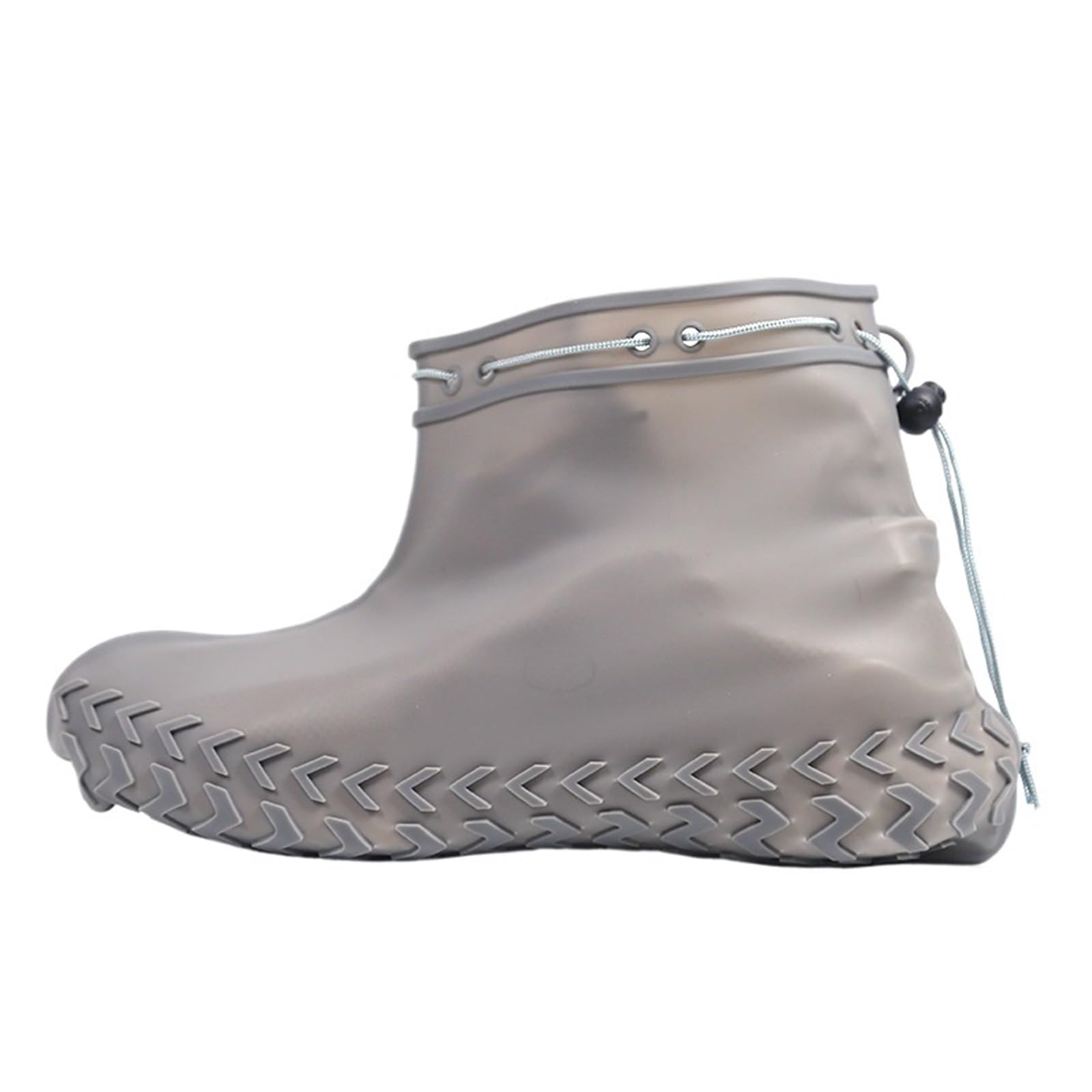2 paia di scarpe in silicone antiscivolo impermeabili copriscarpe antipioggia resistenti all'usura elastiche for riutilizzabili for giornate pioggia all'aperto Per La Casa