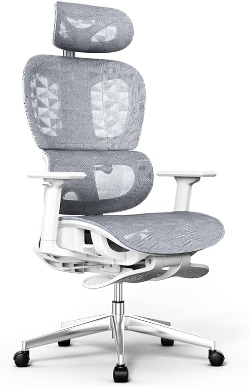 Cadeira De Escritório Ergonômica Sensetup Cosy T03 Mesh (Branco)
