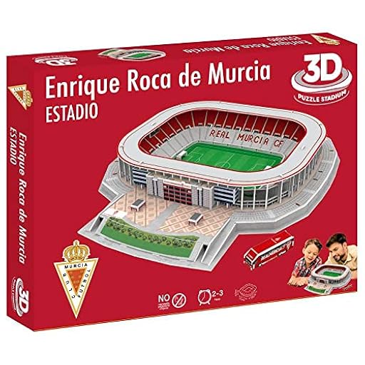 BANDAI Eleven Force Puzzle 3D Estadio Enrique Roca de Murcia (Real Murcia Club de Fútbol). Maqueta Coleccionable Detallada, Regalo óptimo para Fans del fútbol EF15327. | Ya disponible en tu tienda friki favorita! En mundofriki.es! BANDAI Eleven Force Puzzle 3D Estadio Enrique Roca de Murcia (Real Murcia Club de Fútbol). Maqueta Coleccionable Detallada, Regalo óptimo para Fans del fútbol EF15327. | Ya disponible en tu tienda friki favorita! En mundofriki.es!