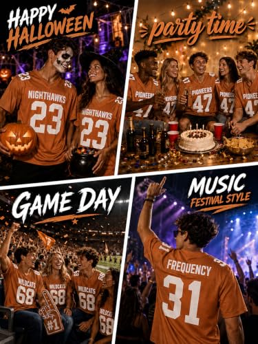 Image of Custom Replica Football Jersey with Name Number Logo