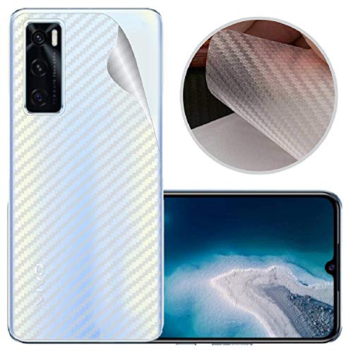 Image of Compatible with Vivo Y70 Back Screen Protective Film Carbon Fiber Skin Transparent Screen Guard Sticker