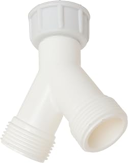 SOMATHERM FOR YOU - Derivación 2 canales tuerca girando M20 20/27 / 27 20/27 -Fitting plast Y para la alimentación de dos accesorios 20/27 tal como una lavadora o el lavavajillas
