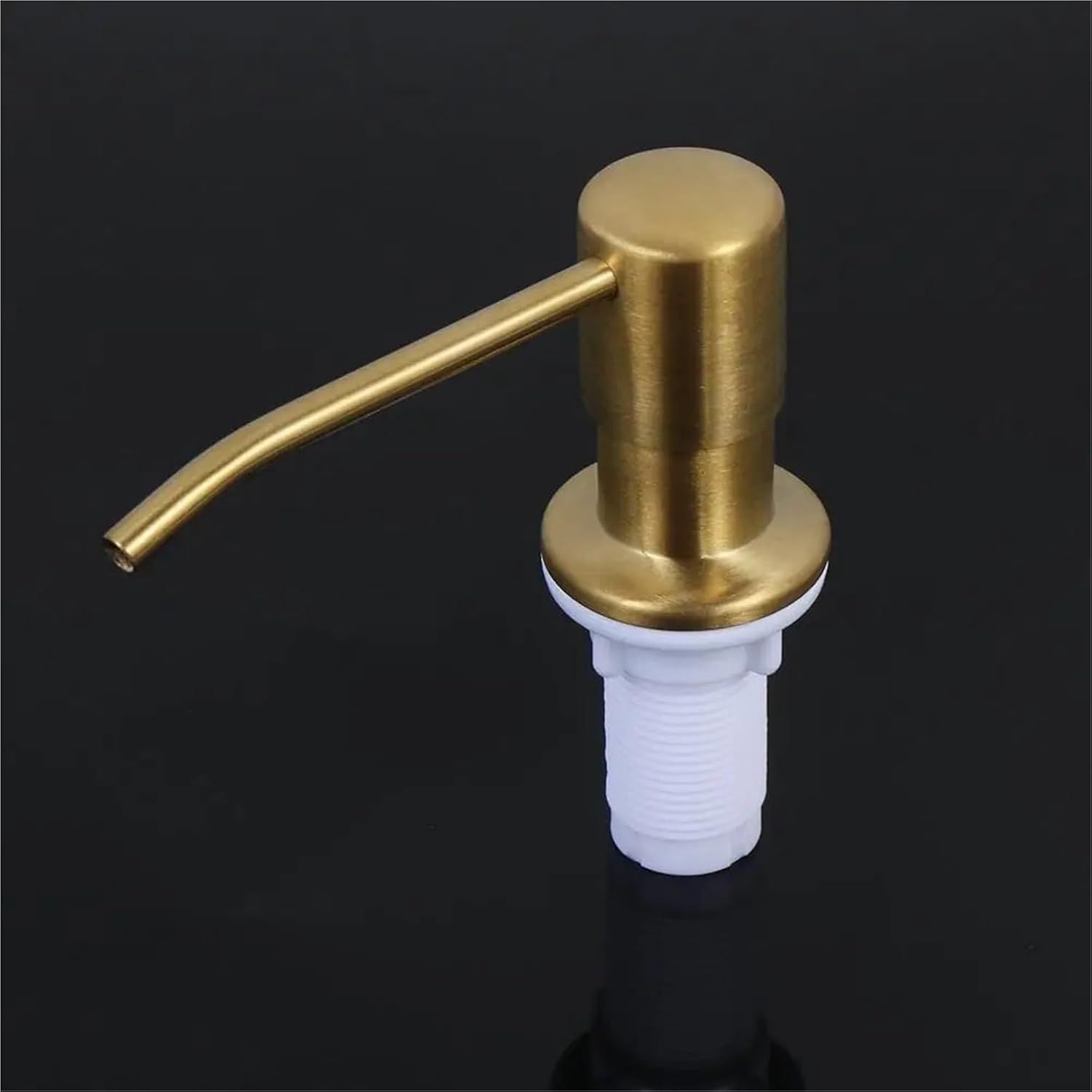 Kitchen Sink Soap Dispenser Sink Soap Dispenser Household Stainless Steel Lotion Storage Bottle Liquid Hand Wash Bathroom Tools Kitchen Supplies(Rose Gold)