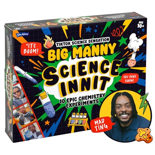 Kits scientifiques Big Manny pour réaliser des expériences de chimie épique