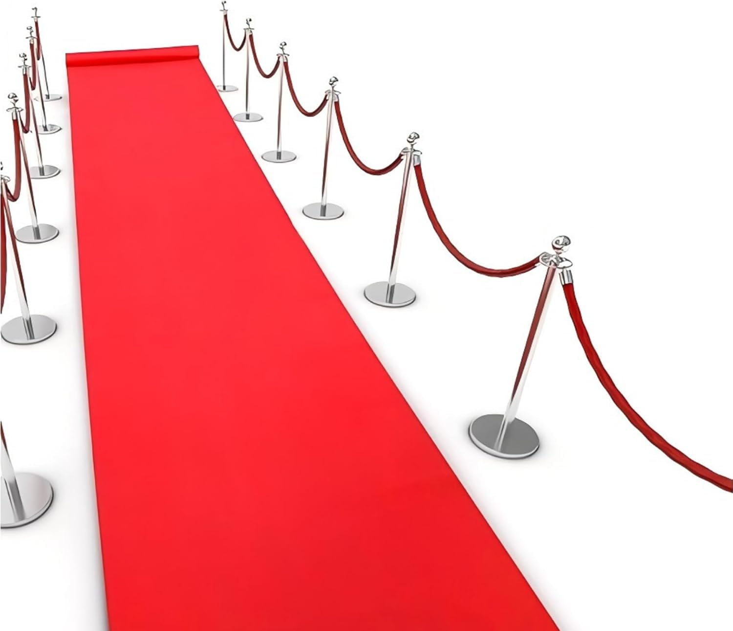 Tapis Rouge De Studio De 10 Mètres, Tapis D'Événement, Mariage, VIP, Antidérapant, Réception, Foire, Long Pour Fête, Cérémonie, Décoration