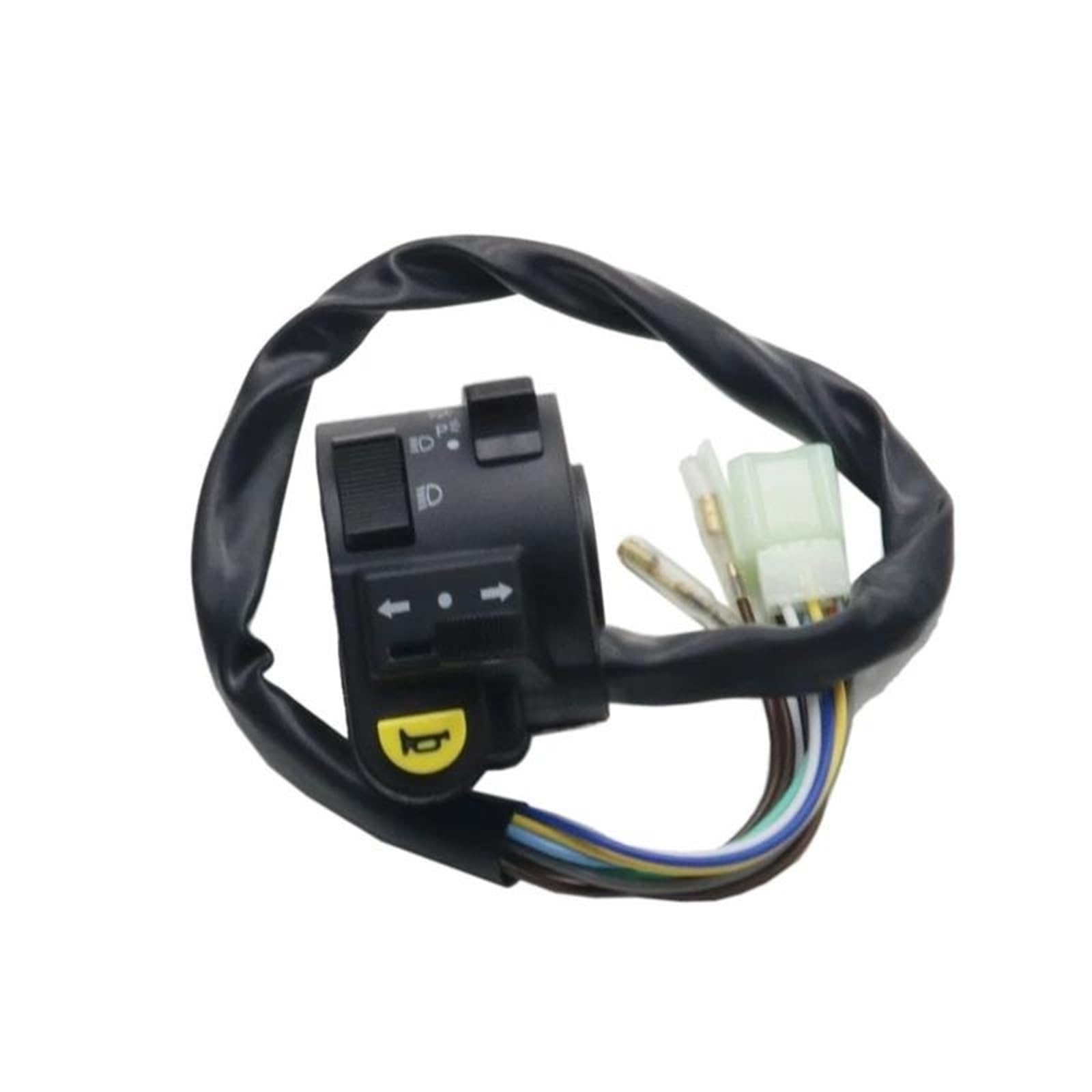 Interrupteur guidon de 22 mm pour phares de moto de route et de voyage tout-terrain
