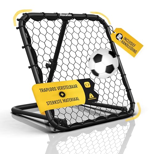 Racetex Rebounder voor Voetbal Kinderen [ONEINDIG VERSTELBAAR] - Voetbal Rebounder voor Kinderen en Jongeren - Rebounder football voor een betere en gevarieerde training