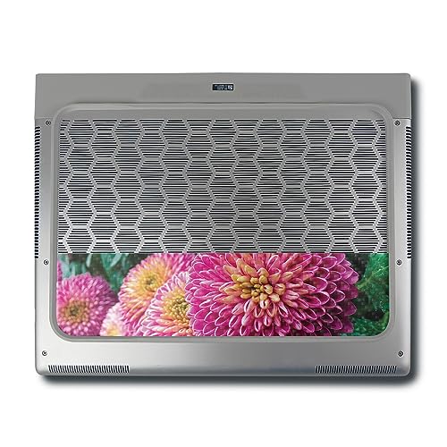 Image of MightySkins Carbon Fiber Skin Compatible With Alienware X16 R1 (2023) Full Wrap Kit - Chrysanthemum | Protective, Durable Textured Carbon Fiber Finish | Easy To Apply & Change Styles | Made in the USA
